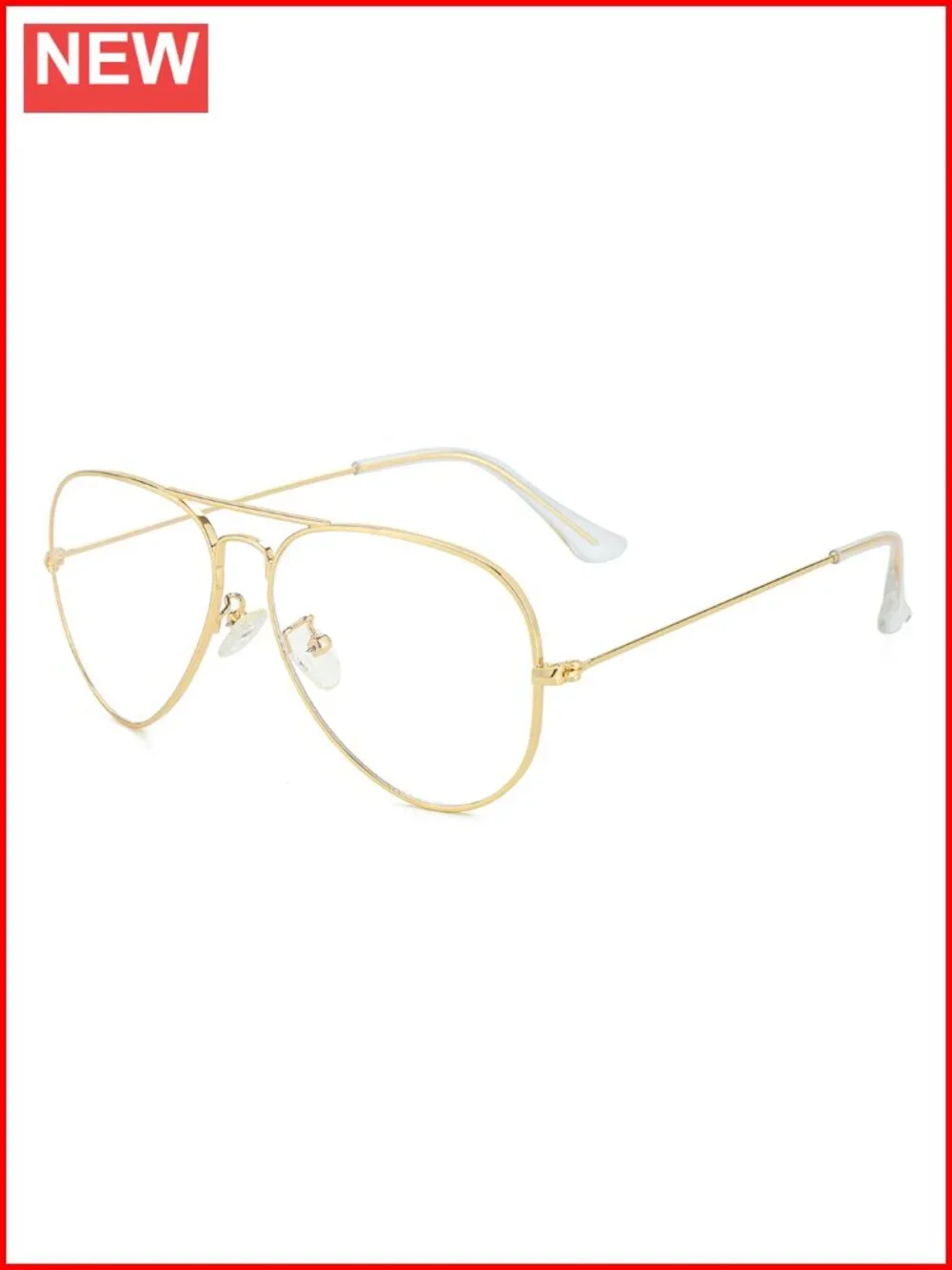 Metal Frame Anti Blue Light Computer Glasses